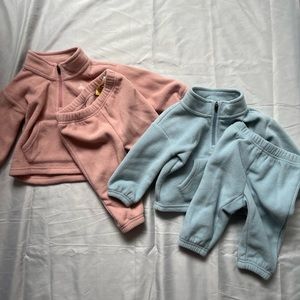 B1. 2 brand new teddy baby matching sets!